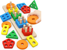montessori shaped toy for toddlers