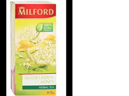 Tea in bags herbal Milford Silver Linden - Honey Milford collection of herbs 