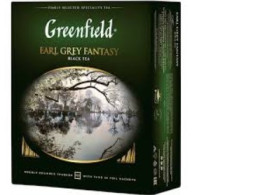Greenfield Earl Grey Fantasy black tea with bergamot 100 bags per pack