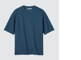AIRism Cotton Oversized Crew Neck T-Shirt  UNIQLO  