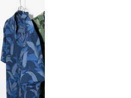 uniqlo open collar short sleeve shirt s670-4965