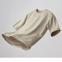 AIRism Cotton Oversized Crew Neck T-Shirt | UNIQLO AIRism Cotton Oversized Crew Neck T-Shirt | UNIQLO