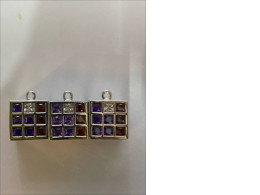 Set of 3 Silver pendant necklace with rainbow pattern Set of 3 Silver pendant necklace with rainbow pattern