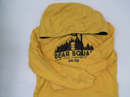 Yellow hooded sweatshirt 
