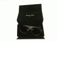 Gray glasses case with black fashion glasses 