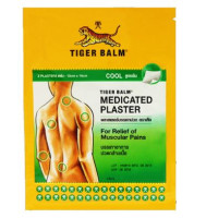 Set of 3 TIGER BALM Medicated Plaster HR Big (Cool) 10cm X 14cm 