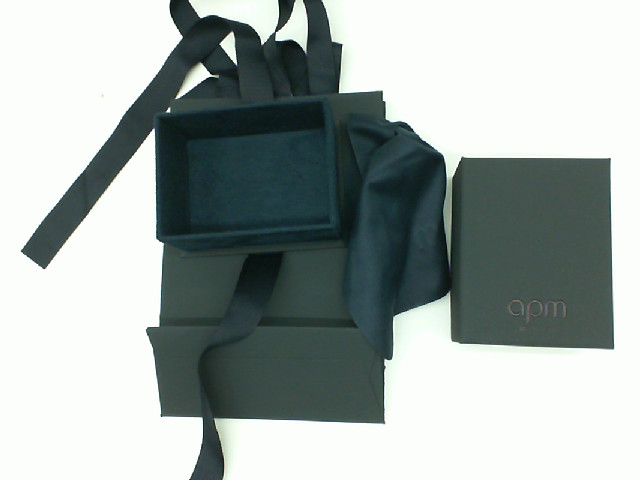 Set of 2 Small black paper bag and empty black box Set of 2 Small black paper bag and empty black box