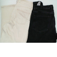 Set of 2 Women's white and black long jeans Set of 2 Women's white and black long jeans