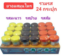 Herbal Lozenges, assorted flavors x 24 jars (Plum flavor, Orange flavor, Lemon flavor), Hong Thong Treads on the World brand (new batches all the time)