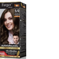 Set of 3 Hair dye Farger, blonde/light tone FG By Farger Light Blonde Hair Color 100 ml.