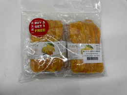 PROMOTION BUY 5 GET 1 FREE. Set of 6 packs of dried mango, 200 grams each.