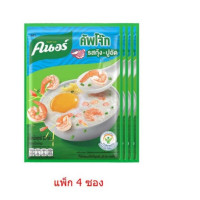 Knorr Cup Jok, Shrimp-Crab Stick Flavor, 32 g. (Pack of 4)