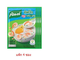 Knorr Cup Jok, Shrimp-Crab Stick Flavor, 32 g. (Pack of 4)