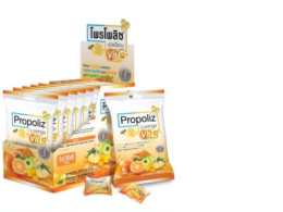 Propoliz Lozenge Plus (Propoliz Plus lozenge) and formula mixed with vitamin C and Iyarathipala