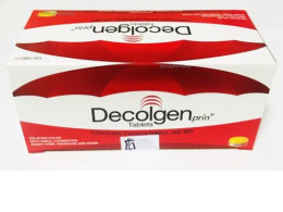 DECOLGEN Prin Symptom Relief Common Cold Nasal Congestion 100x500 MG Tablets