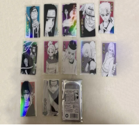 Set of 12 Anime Holographic Cards