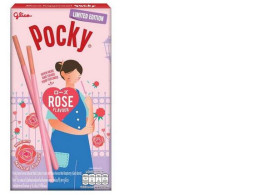 Glico Pocky Rose Raspberry Flavored Whole Wheat Biscuit Sticks 31g