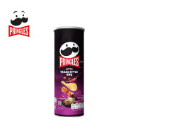 Set of 3 Pringles Potato crisps spicy texas style BBQ