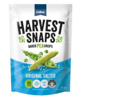 Calbee Harvest Snaps snack baked pea crisps 