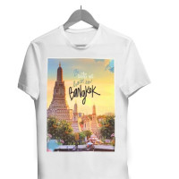 Cheap T-shirts, Thai pattern T-shirts, Wat Arun prang pattern Cheap T-shirts, Thai pattern T-shirts, Wat Arun prang pattern