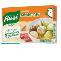 Set of 3 Knorr Pork Soup Cubes, No MSG Formula, 80 g, 25% less sodium