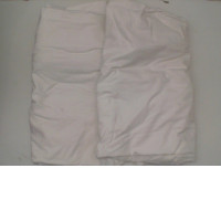 Set of 2 White 6-foot bed sheet 