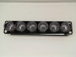 Set of 6 Glass shelf with shot glasses 
