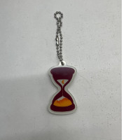 Set of 3 Hourglass Keychains