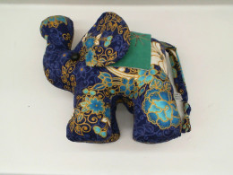 Blue elephant doll 