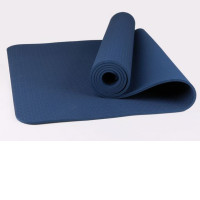 Dark blue yoga mat