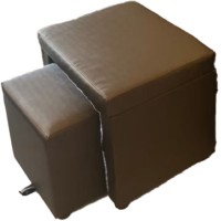Brown footstool