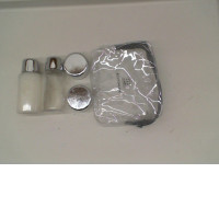 Set of 5 Clear bag for toiletries 