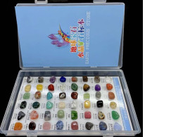 Set of stones for children's education, in a plastic case, China