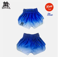 MONGKOL Boxing Shorts MuayThai Fight Training MMA Blue Gradient Satin Gym Trunks MONGKOL Boxing Shorts MuayThai Fight Training MMA Blue Gradient Satin Gym Trunks