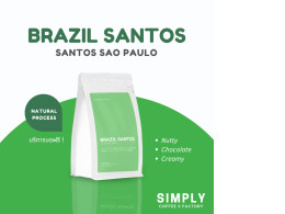 Brazilian Coffee, Brazil Santos, 100% Arabica, Freshly Roasted Coffee, Simply Coffee Roasters Brazilian Coffee, Brazil Santos, 100% Arabica, Freshly Roasted Coffee, Simply Coffee Roasters