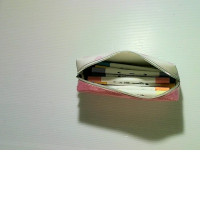 24pcs colored pens with stationery bag