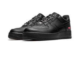 Supreme®/Nike® Air Force 1 Low Black Supreme®/Nike® Air Force 1 Low Black