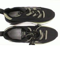 Men's black and brown sneakers 