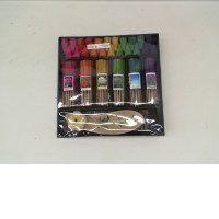 Set of multi-colored incense sticks 