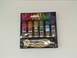 Set of multi-colored incense sticks 