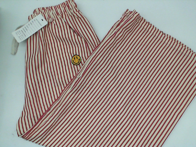 Cream-colored trousers with red stripes Cream-colored trousers with red stripes