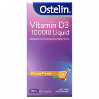 Set of 3 Ostelin Vitamin D3 1000IU Capsules 250 - Supports Bone Strength - Maintains Healthy Immune System & Muscle Function - Supports General Well-Being
