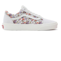 USED Vans Old Skool Vintage Floral Sneakers | Vintage Floral Marshmallow ( VN0007NTFS8 )