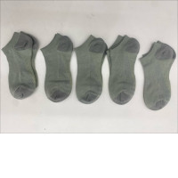 Set of 5 Gray non-slip socks 