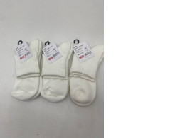 Set of 3 White long socks 