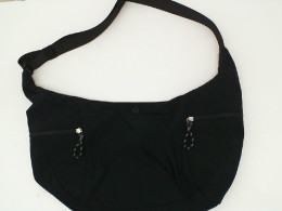 Women's large black shoulder bag 