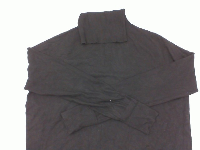 Women's black long-sleeved turtleneck shirt Women's black long-sleeved turtleneck shirt