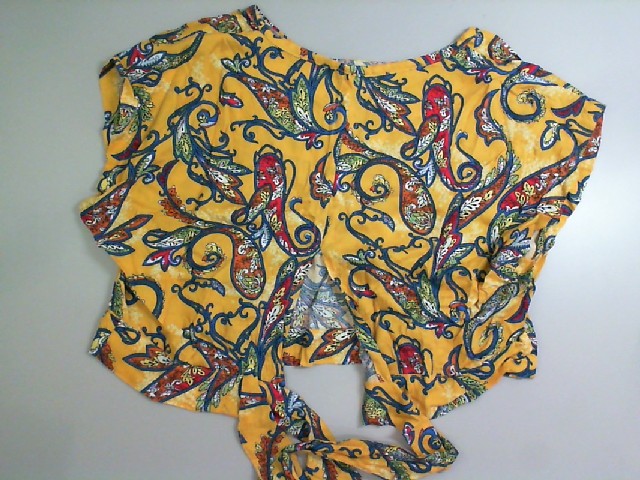 Yellow tie top Yellow tie top