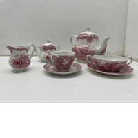Set of kitchen service (red)