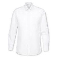 White men's button down shirt